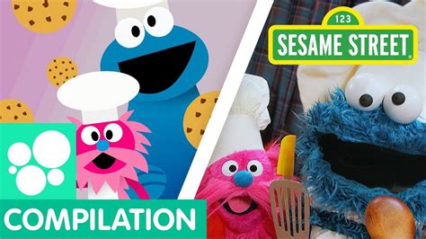 Sesame Street Cooking With Cookie Monster Compilation 90 Mins Youtube