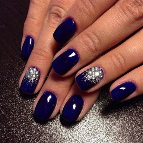 Classy Blue Gel Nails Cobalt Blue Nails Gel Nails
