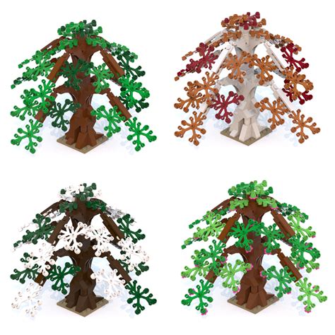 Lego Ideas Minifig Scale Trees