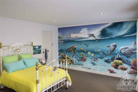 Underwater Kids Bedroom Interior - Graffiti Artist Melbourne