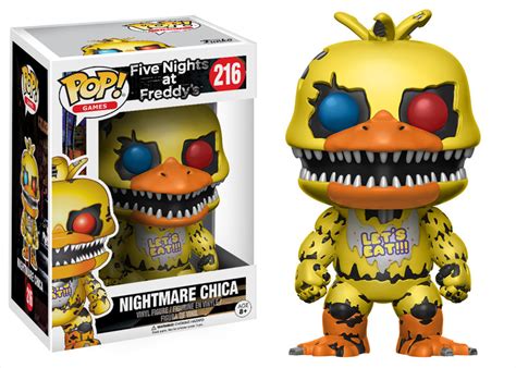 Nightmare Chica Five Nights At Freddys Funko Pop