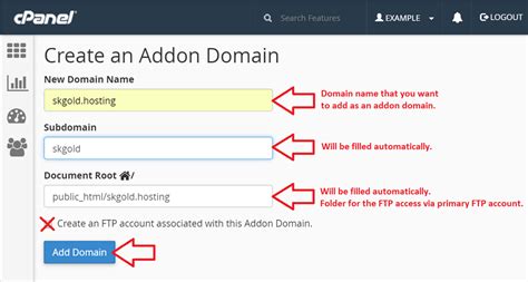 How To Create And Remove An Addon Domain In Cpanel