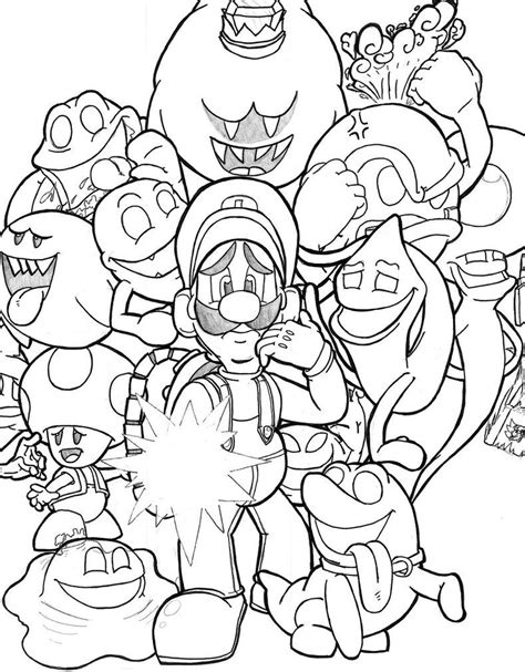Many colors are offered for you to draw. There's Something Behind Me, Isn't There? (Luigi) by ...