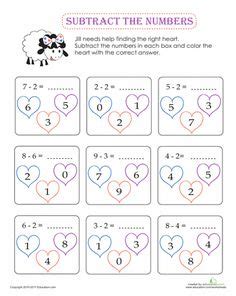 Food Math: Subtraction Fun | Worksheets and Math