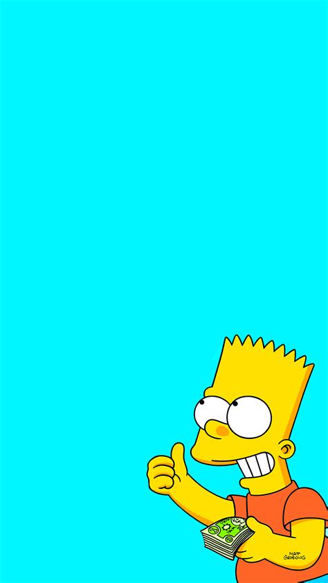 Fondodepantalla3dlossimpson simpsons tattoo cartoon wallpaper. Bart Simpson Supreme Wallpaper Iphone 7