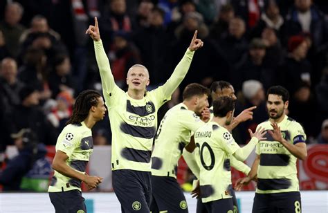 Man City Ease Into Champions League Semis With 1 1 Draw At Bayern Reuters