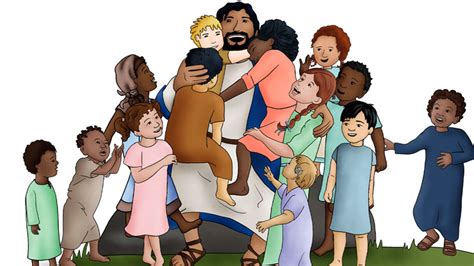 Jesus Blesses The Children Let Them Come