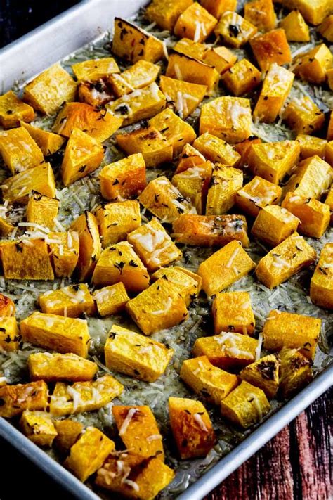 Roasted Butternut Squash With Lemon Thyme And Parmesan Kalyns