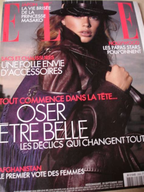 September 2004 3064 French Elle Doutzen Kroes On Cover Marilou Berry