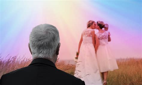 The Homophobe Refused To Walk His Lesbian Daughter Down The Aisle Then Something Unbelievable