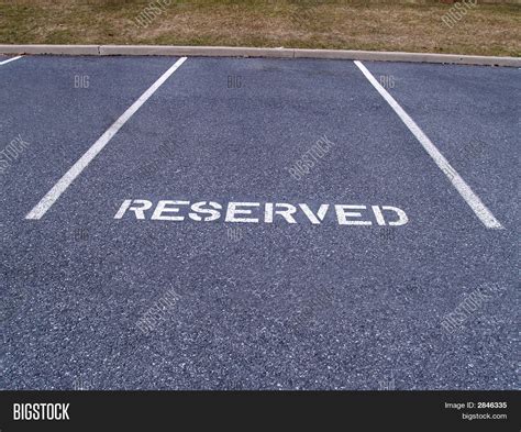 Reserved Parking Spot Image And Photo Free Trial Bigstock