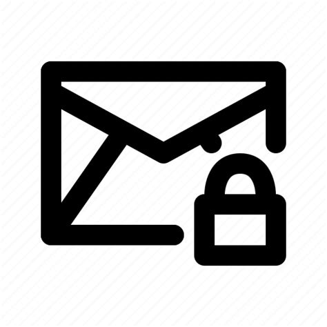 Email Encrypted Mail Internet Mail Network Secure Mail Icon