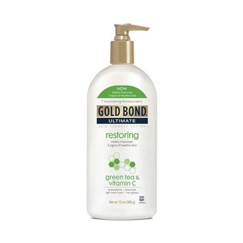 Gold Bond Ultimate Restoring Skin Therapy Lotion Green Tea And Vitamin