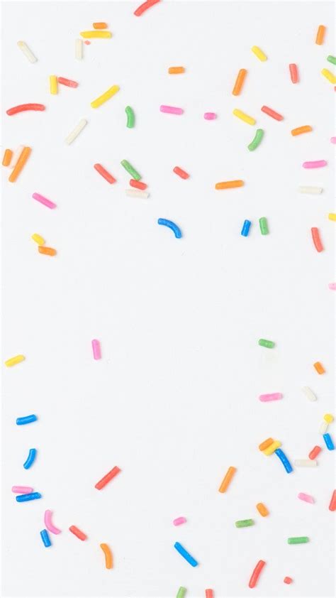 Sprinkles Border White Background Text Space Free Image By Rawpixel