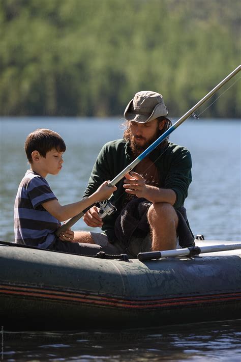 Father And Son Fishing By Stocksy Contributor Milles Studio Stocksy