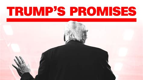 Tracking Trumps Promises