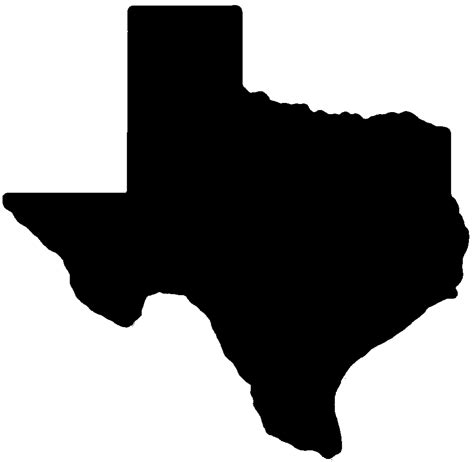 Texas Shape Vector Free Download On Clipartmag