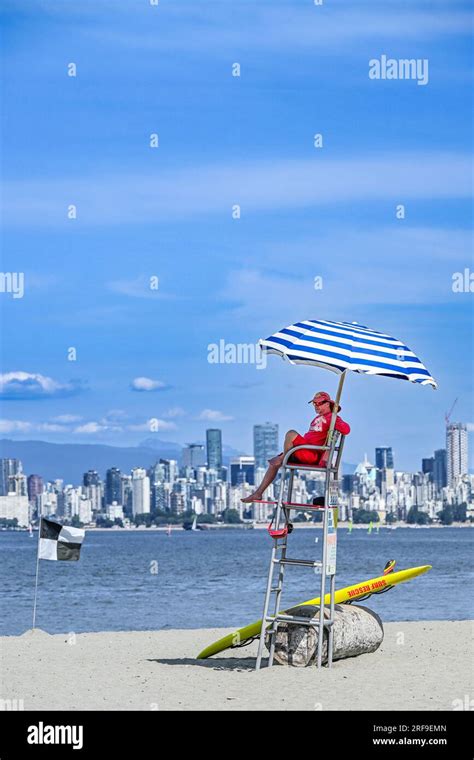 Beach Lifeguard Spanish Banks English Bay Vancouver British