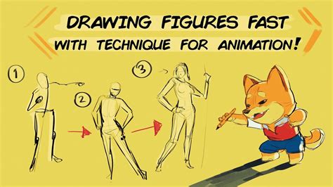 Drawing Figures Fast With Technique For Animation Youtube