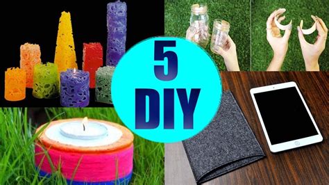 5 Crafts To Do When Youre Bored 5 Quick And Easy Diy Ideas Amazing Diys And Crafts Hacks