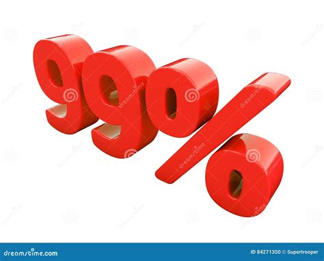 Red Percent Sign Isolated Stock Illustration Illustration Of Rate