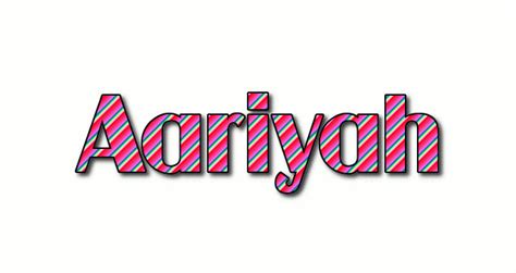 Aariyah Logo Herramienta De Diseño De Nombres Gratis De Flaming Text
