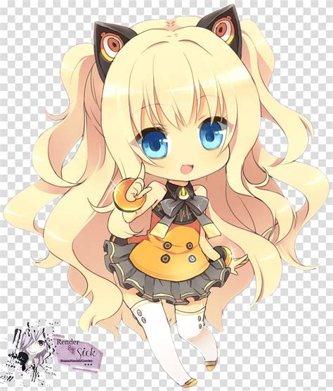 Long Anime Chibi Hair