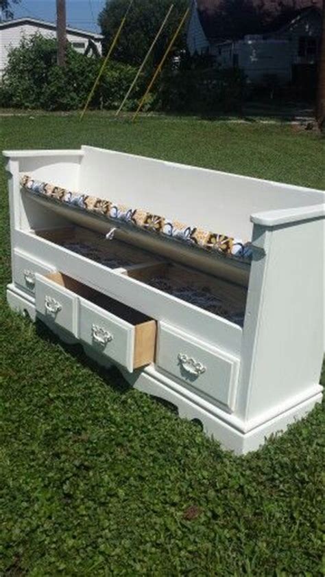 Beautiful Storage Bench Made From An Old Dresser 175 Contact Us At