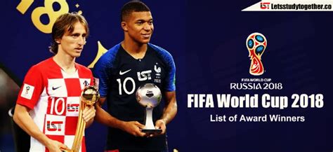 List Of Fifa World Cup 2018 Award Winners Download Pdf Lets Study