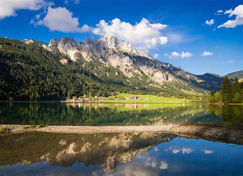 Amazing Water Reflection Of Beautiful Mountain Landscape