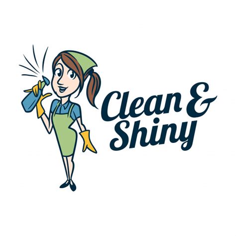 Maybe you would like to learn more about one of these? Cleaning service house maid mascot logo Vector | Premium ...