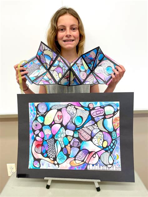 Neurographic Artembellished Art Lessons Middle School Middle