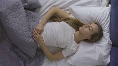 Young Woman Peacefully Sleeping In Bed Stock Footage Sbv 320795022