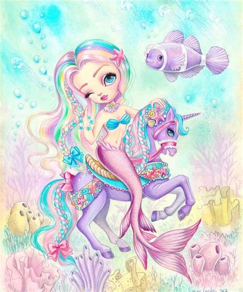 Pin By Kat Staxx On Unicorns Mermaids Rainbows Mermaid Drawings Big