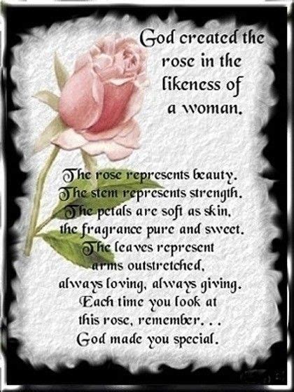 God Created The Rose In The Likeness Of Woman ~ Women Of Faith