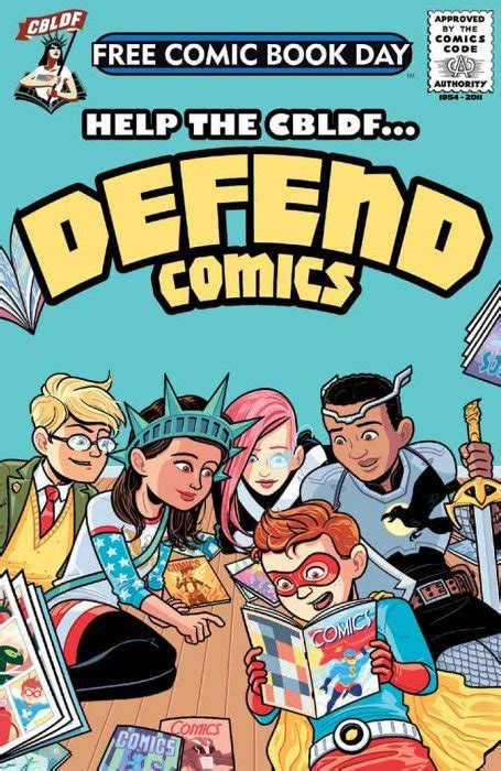 Cbldf Defend Comics 2015 Comic Book Legal Defense Fund Comic Book