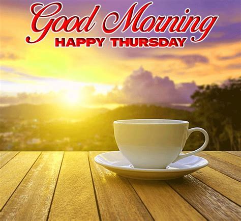 Best Sunrise Coffee With Good Morning Happy Thursday Hd Download In