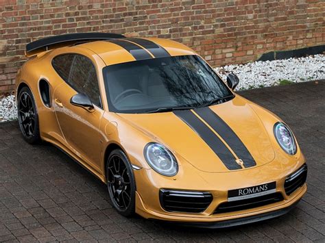 2018 Used Porsche 911 Turbo S Exclusive Series Golden Yellow Metallic
