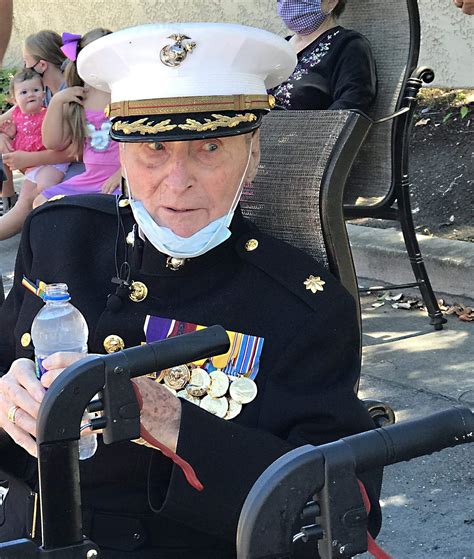 105 Year Old Wwii Vet Believed To Be Oldest Living Marine Vet