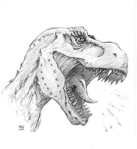 dessin de t-rex