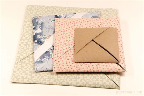 Origami Paper Storage Pocket Instructions Paper Kawaii