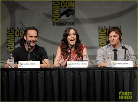 Walking Dead Cast Reveal Inside Scoop At Comic Con Photo 2687450 Andrew Lincoln Norman