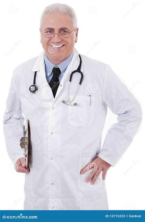 Smiling Medical Doctor With Stethoscope Stock Image Image Of