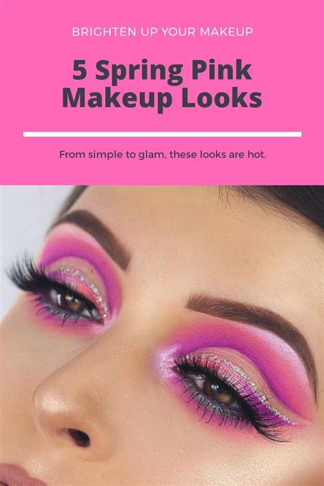 Simple And Glam Cut Crease Pink Makeup Looks To Brighten