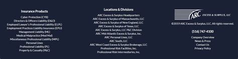 Zurich's experienced industry professionals have deep knowledge of the latest risks. ARC Excess & Surplus, LLC | Company Profile from MyNewMarkets.com}
