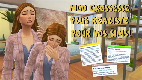 Mod Grossesse Plus Realiste Pour Vos Sims Mod Sims 4 Youtube