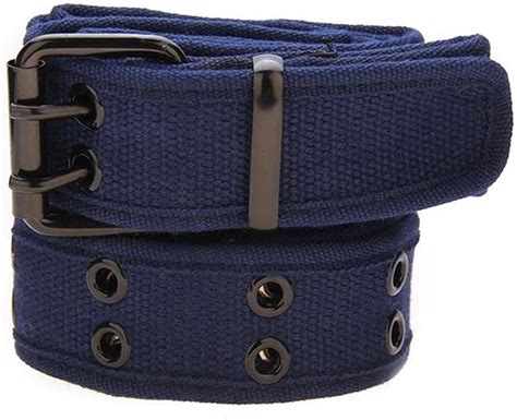 Multiware Canvas Belt Buckle Webbing Double Hole Belt For Men Amazon