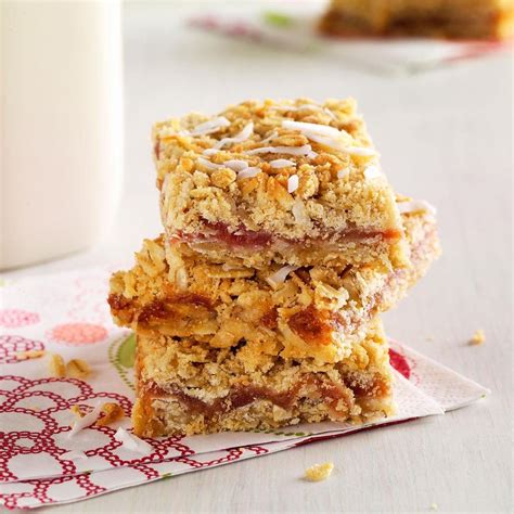 These Chewy Rhubarb Bars Provide Just The Right Amount Of Tartness And