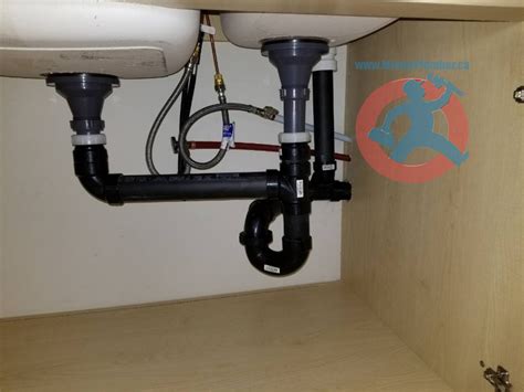 Arrangement Of Drain Pipes Under Kitchen Sink Mister Plumber