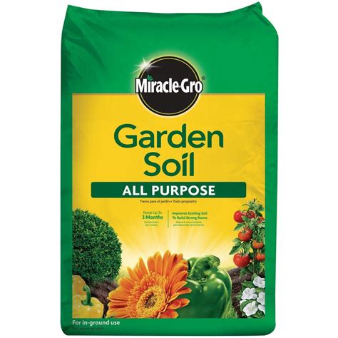 Maybe you would like to learn more about one of these? Miracle-Gro 0.75 cu. ft. All Purpose Garden Soil-75030430 ...